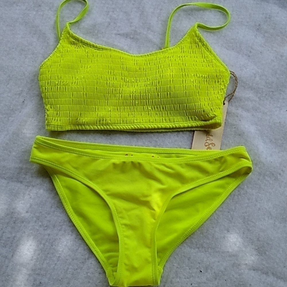 Cabana del sol yellow small bikini 👙💛 nwt